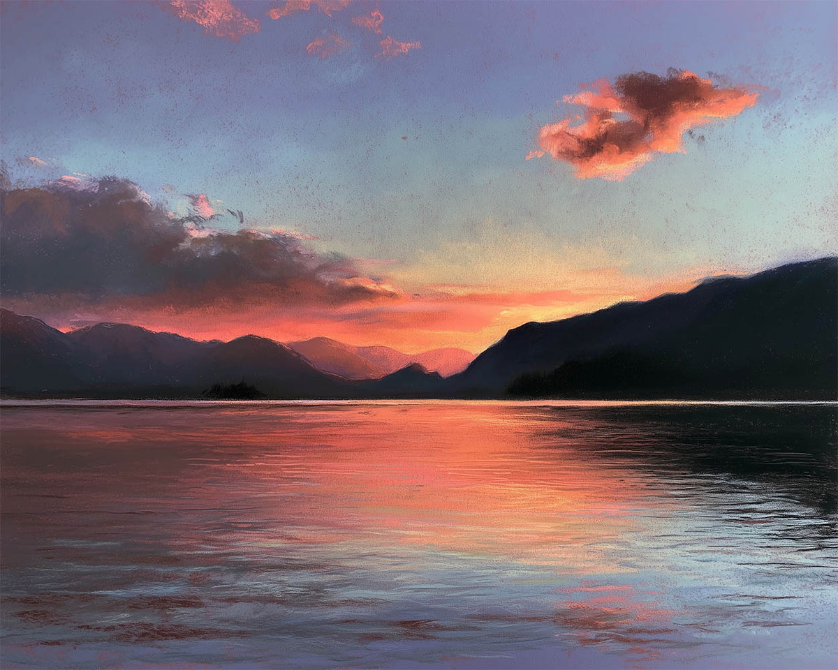 Evening Glow, Lake District