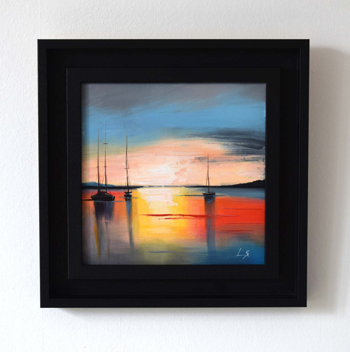 Yachts at Dawn (Original Painting)