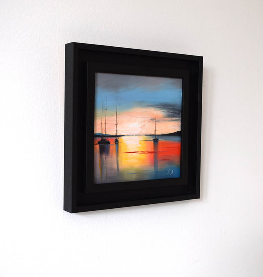 Yachts at Dawn (Original Painting)