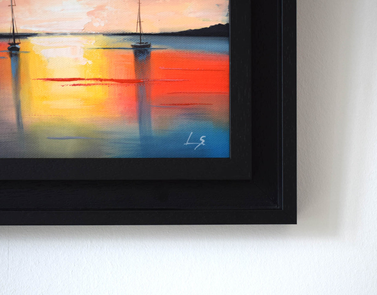 Yachts at Dawn (Original Painting)