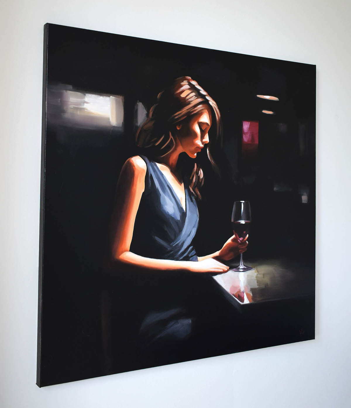 A Glass of Red (Original Painting)