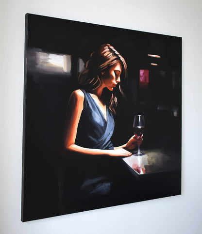 A Glass of Red (Original Painting)