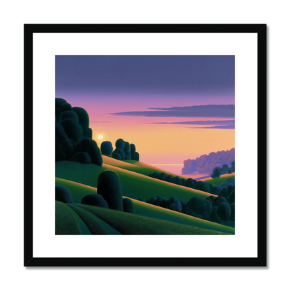 Sunset Over the Downs